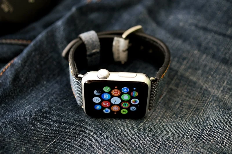 Handmade Jean Original Strap incl. Lugs Adapter for Apple Watch (or Apple Watch Sport) 42mm or 38mm – image 4